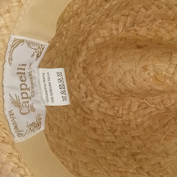 Cappelli Straw Hat Tan - Picture 5 of 5
